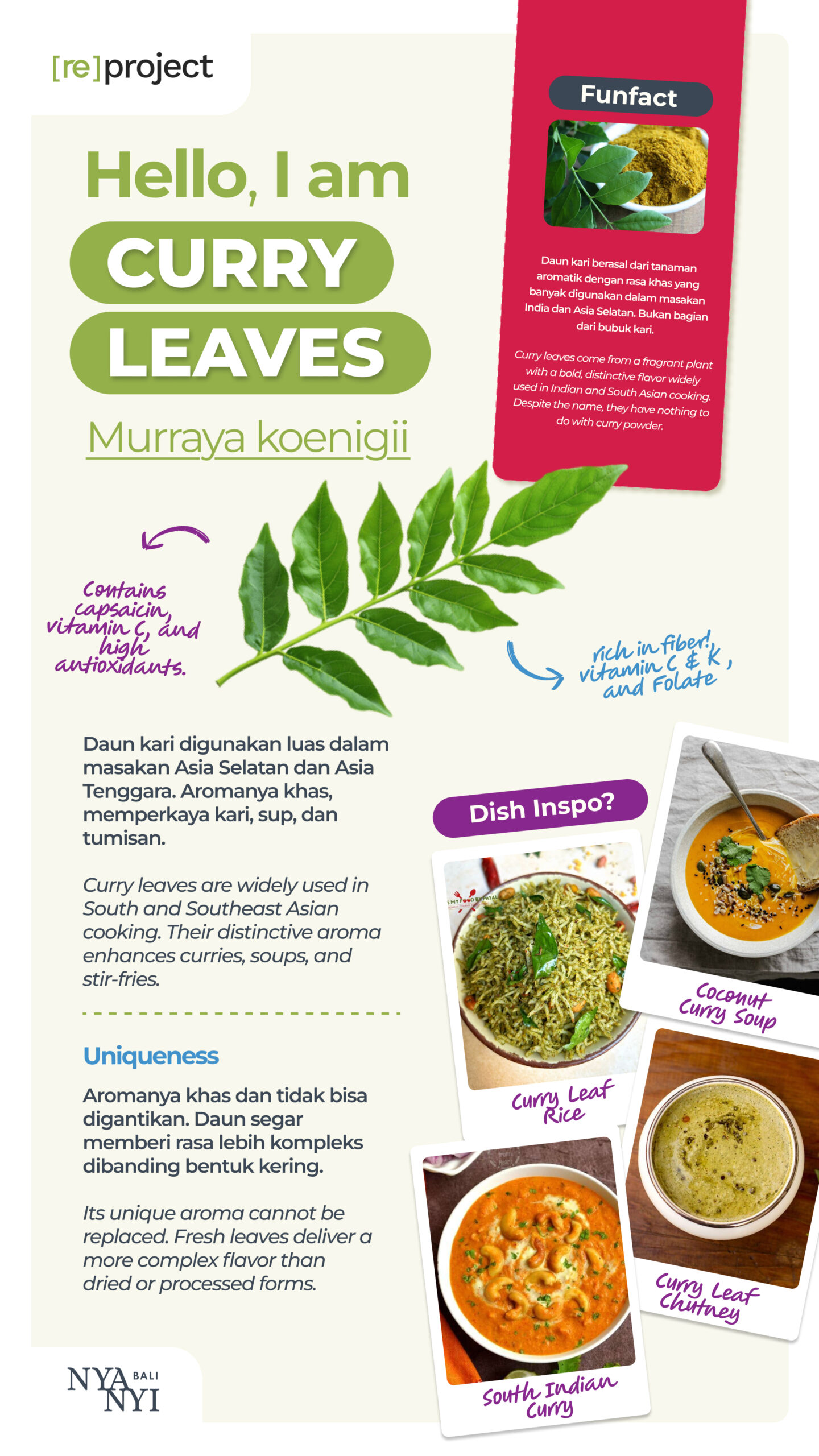 Curry Leaves Nyanyi Bali Hero